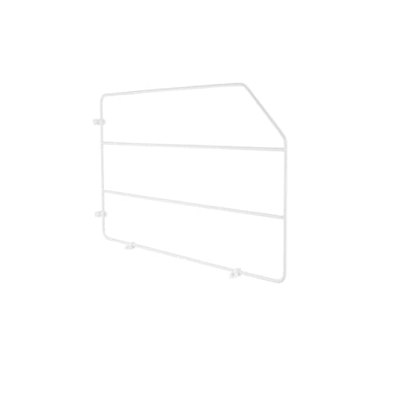 Rev-A-Shelf Steel, White, 0.75 in W, 12 in H, 20 in D, 19.66 in L, White 597-12-52 - main